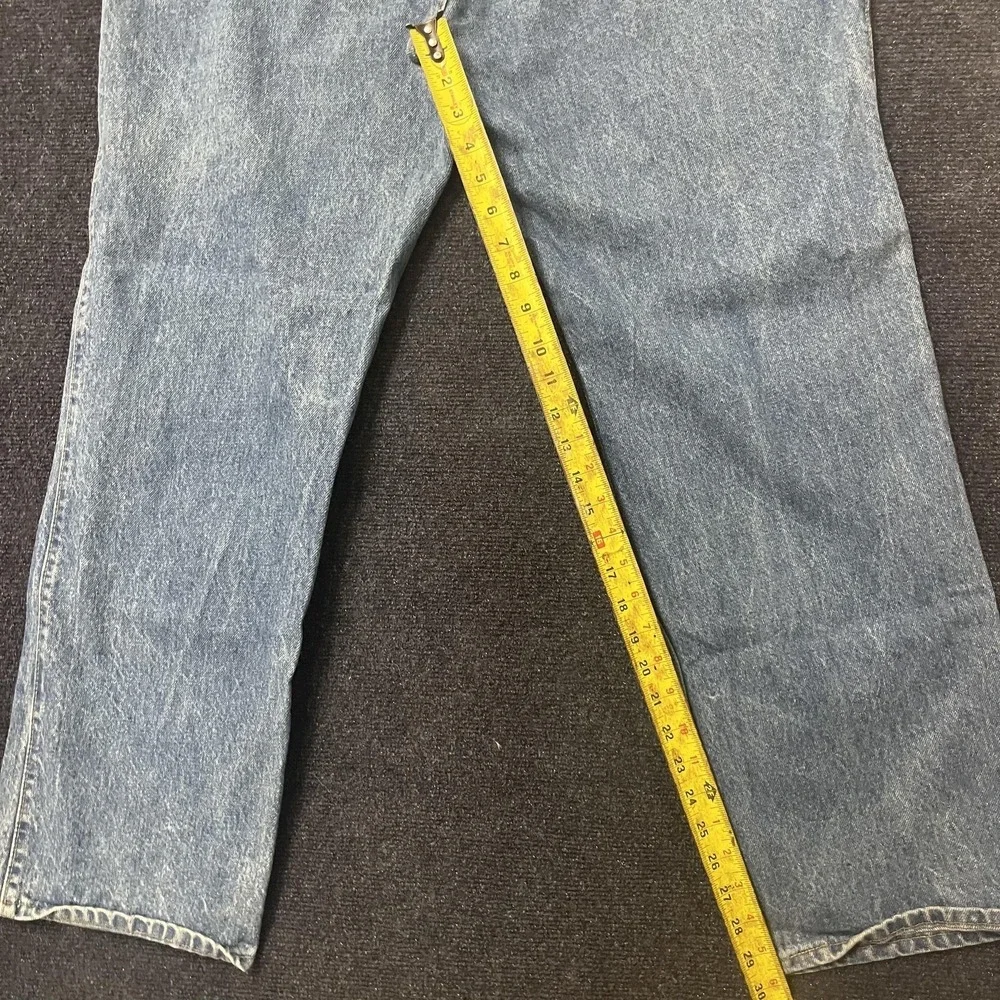 Vintage Levis Jeans Mens 40x30 Blue Stone Wash Denim Straight Leg Made USA‎ 90s